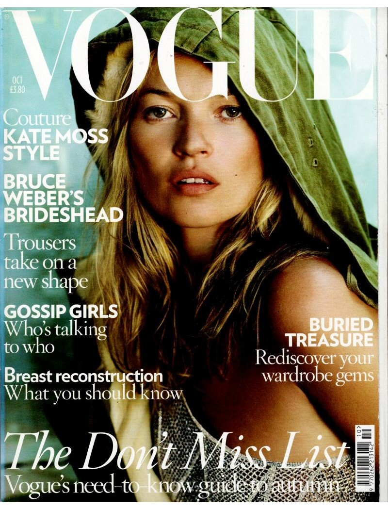 Vogue Magazine October 2008 Kate Moss