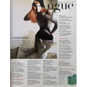Vogue Magazine October 2008 Kate Moss