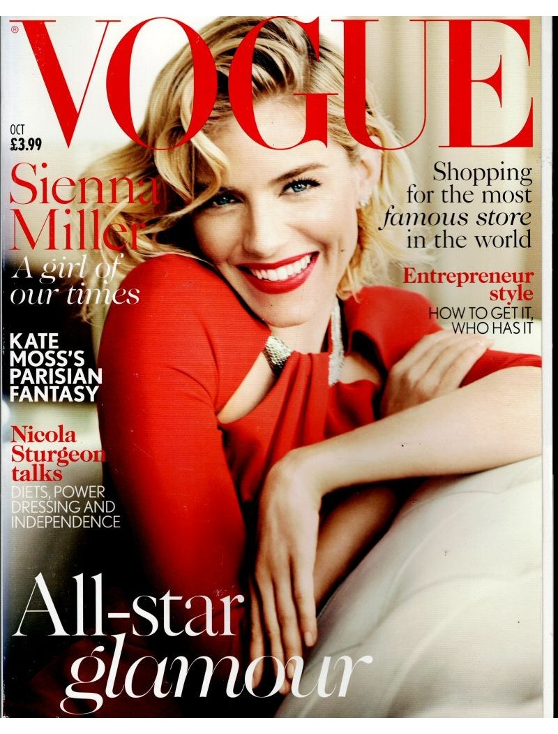 Vogue Magazine October 2015 Sienna Miller