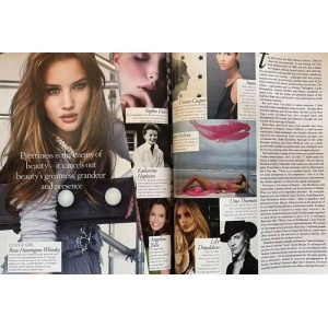 Vogue Magazine November 2008 Jourdan Dunn Eden Clarke & Rosie Huntington Whiteley