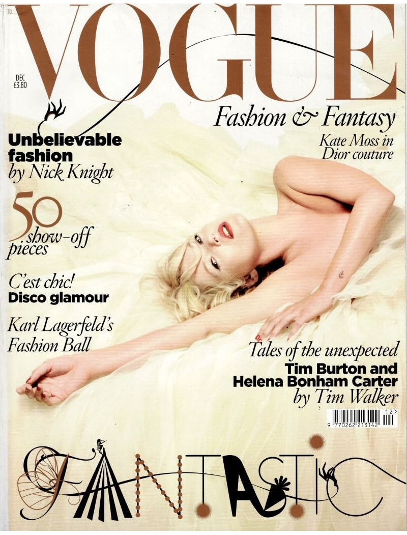 Vogue Magazine December 2008 Kate Moss