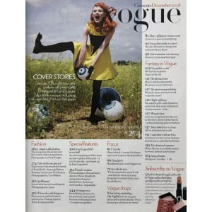 Vogue Magazine December 2008 Kate Moss