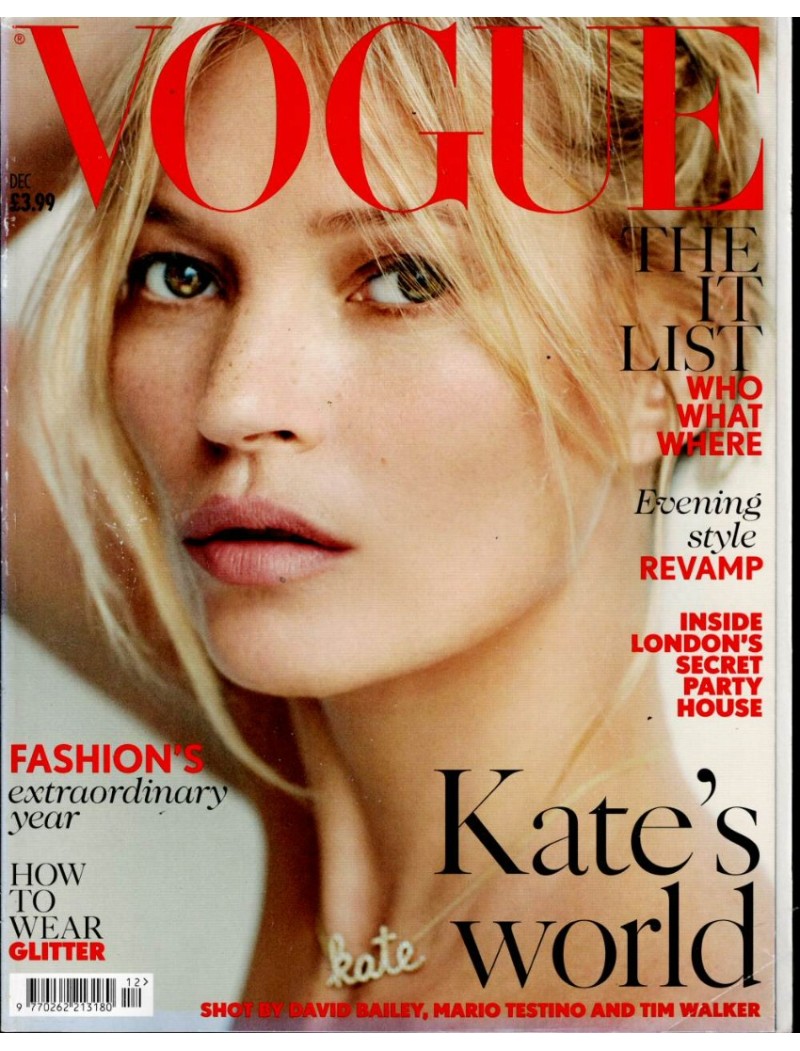Vogue Fashion Magazine UK December 2014 Kate Moss Vogue Fashion Magazine UK December 2014 Kate Moss