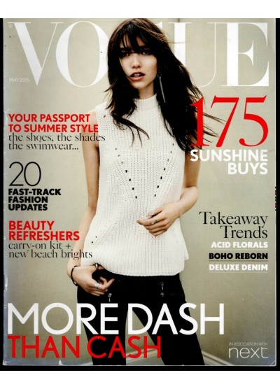 Vogue Magazine Supplement - May 2015 - More Dash than Cash Vogue Magazine Supplement - May 2015 - More Dash than Cash