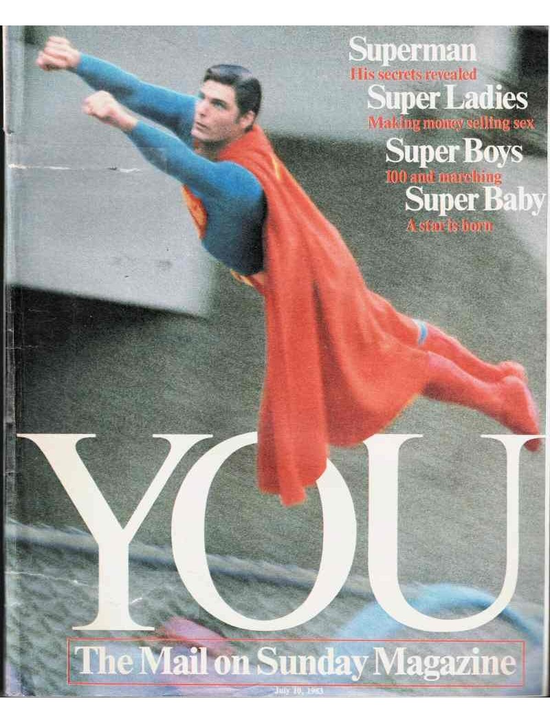 You Magazine 10th July 1983 Superman You Magazine 10th July 1983 Superman
