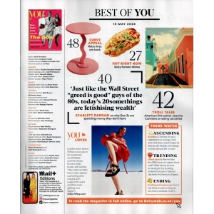 You Magazine 18th May 2025 The 80s issue