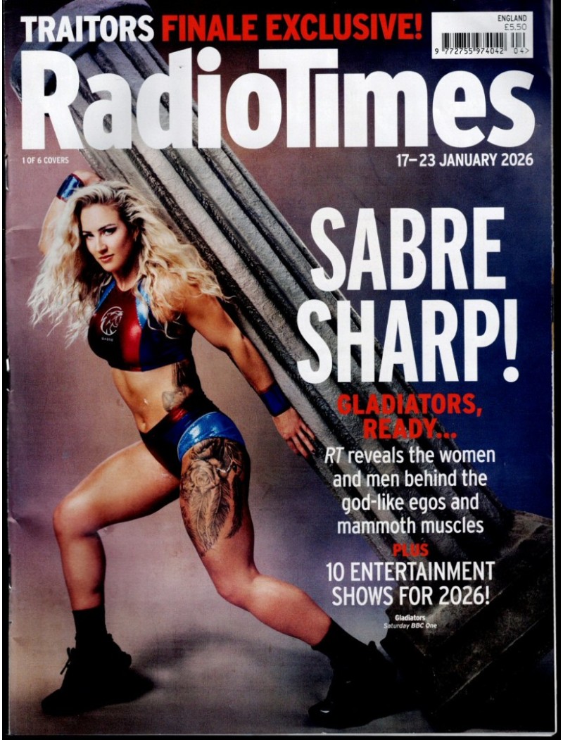 Radio Times Magazine 17th January 2026 Gladiators