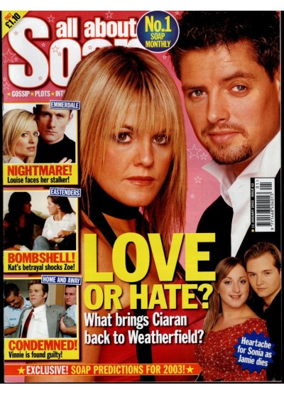 All About Soap Magazine - 42 - 11th January 2003 All About Soap Magazine - 42 - 11th January 2003
