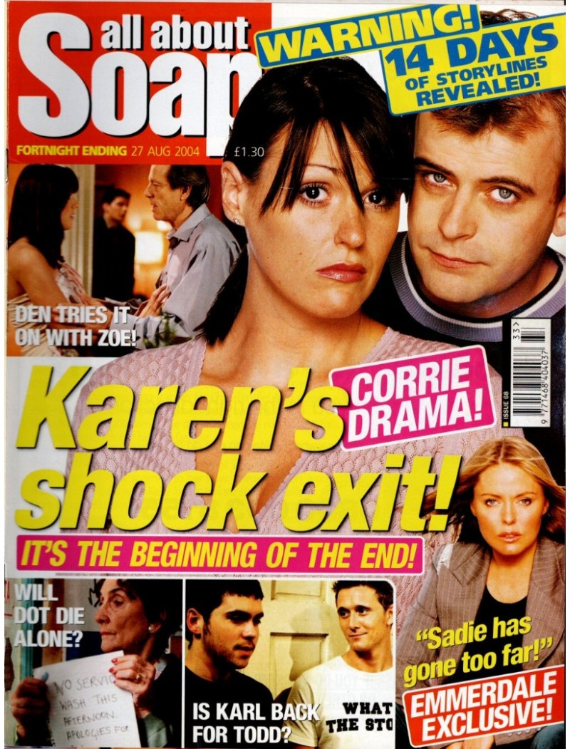 All About Soap Magazine - 68 - 27th August 2004