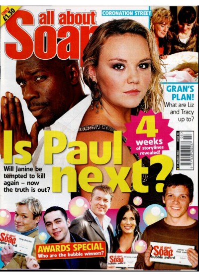 All About Soap Magazine - 58 - 31st March 2004 All About Soap Magazine - 58 - 31st March 2004