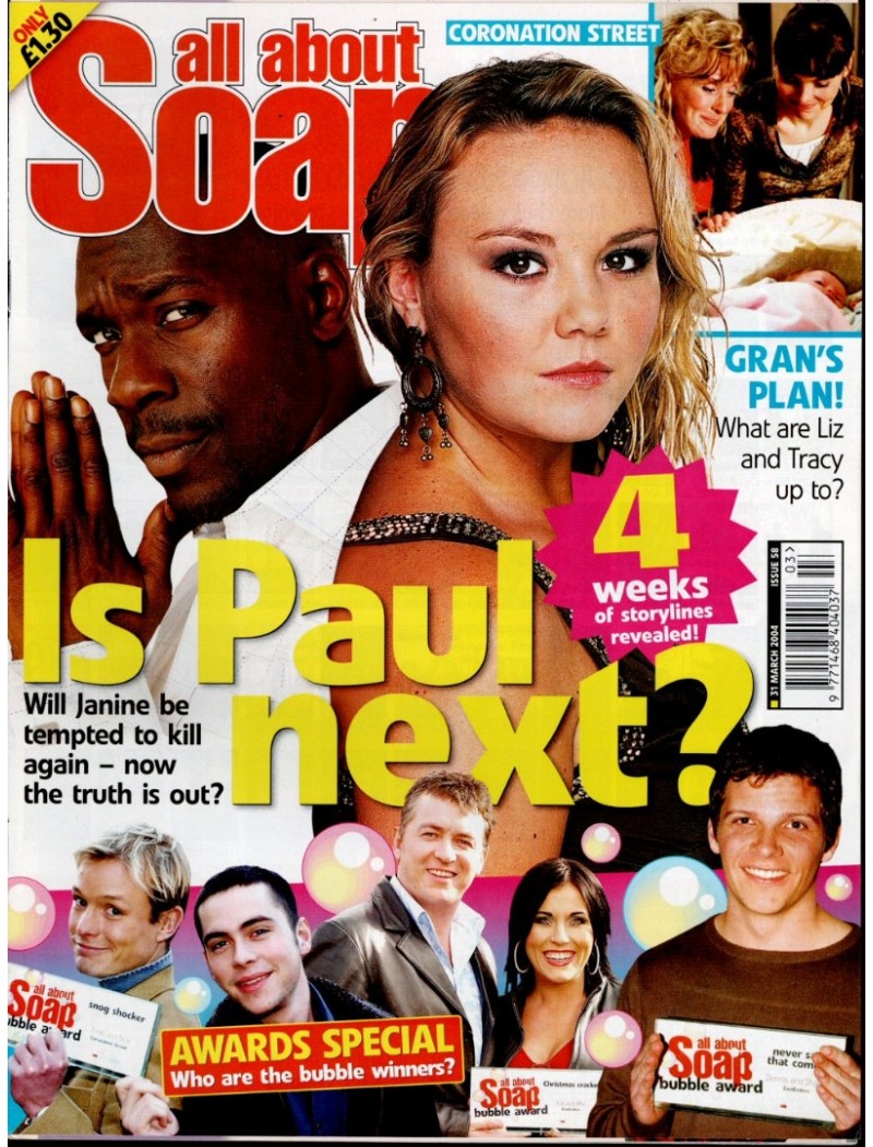 All About Soap Magazine - 58 - 31st March 2004
