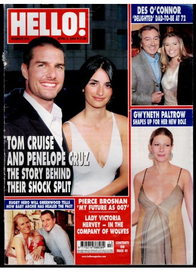 Hello Magazine Issue 810 6th April 2004 Hello Magazine Issue 810 6th April 2004