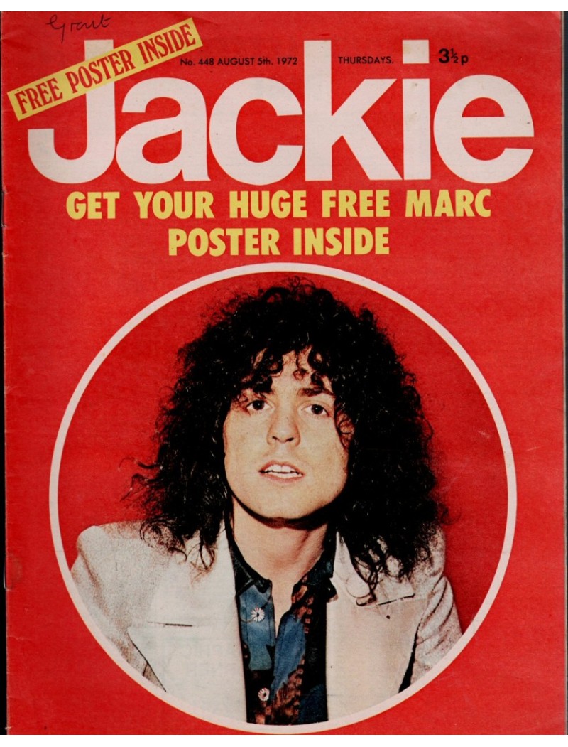 Jackie Magazine 5th August 1972