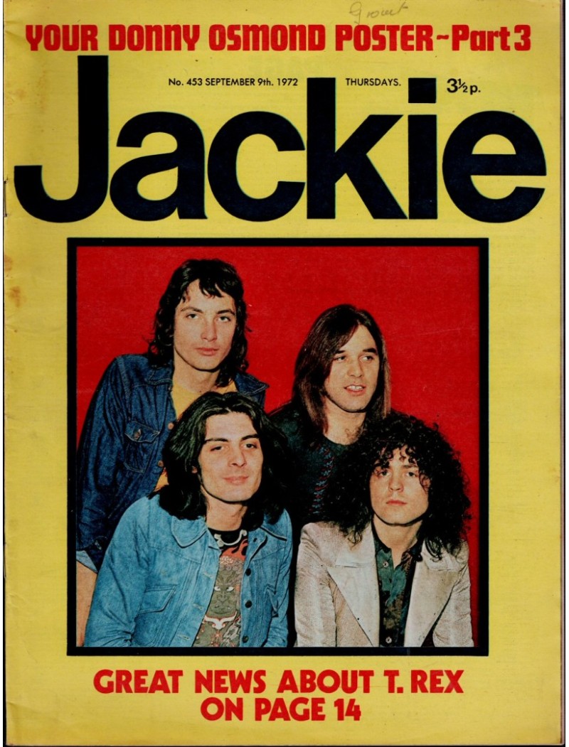 Jackie Magazie 9th September 1972