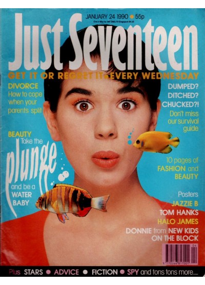 Just Seventeen Magazine 24th January 1990 Just Seventeen Magazine 24th January 1990