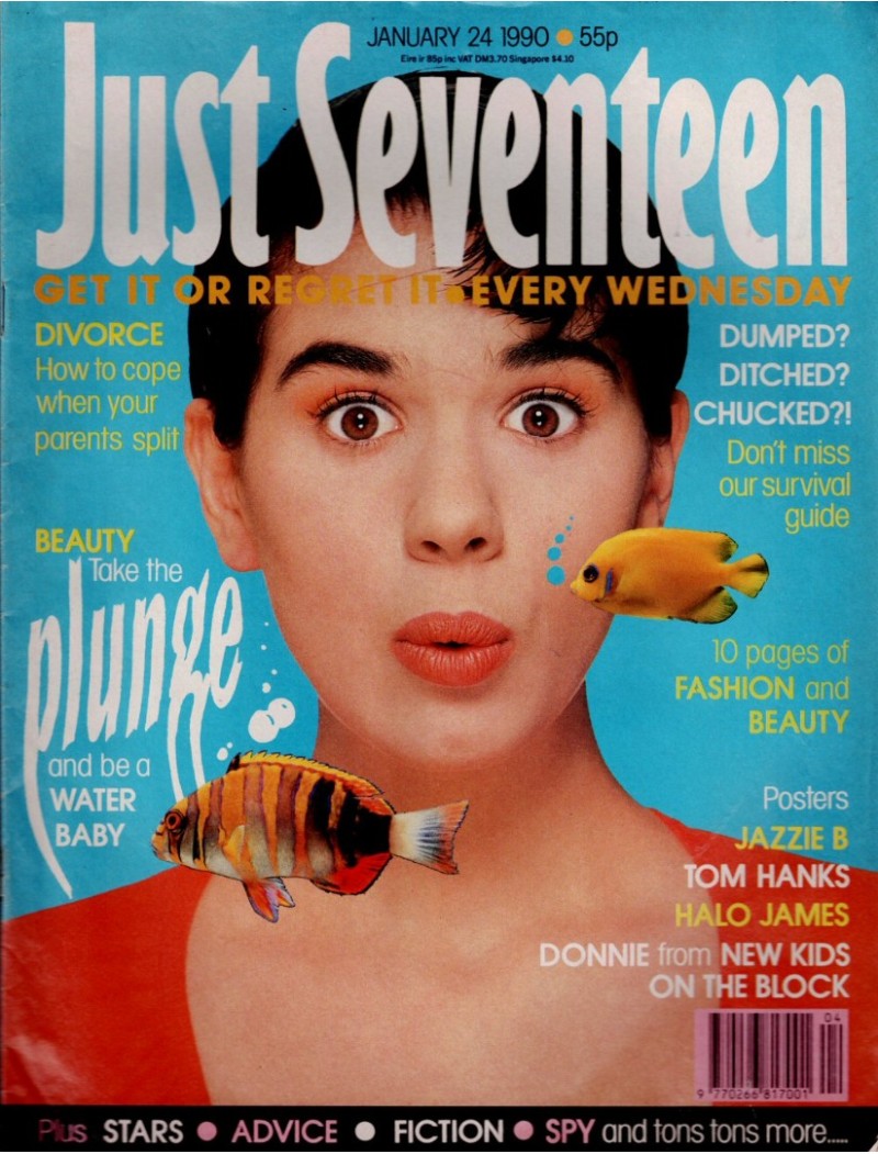 Just Seventeen Magazine 24th January 1990