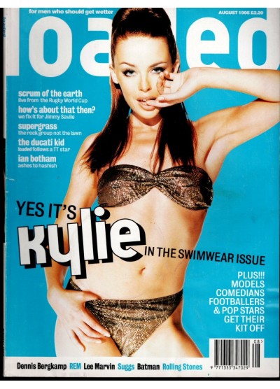 Loaded Magazine August 1995 Kylie Minogue cover