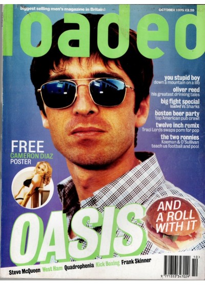 Loaded Magazine October 1995 Liam Gallagher Cover Loaded Magazine October 1995 Liam Gallagher Cover