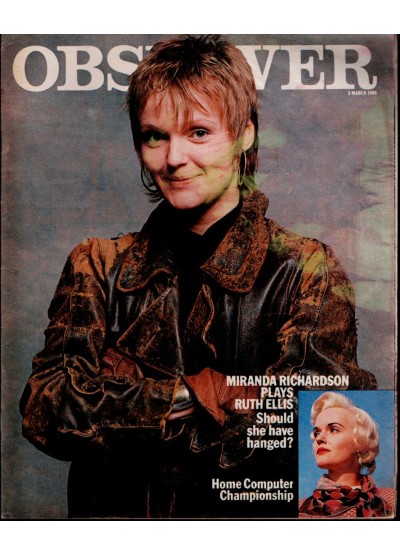 Observer Magazine 3rd March 1985 Observer Magazine 3rd March 1985