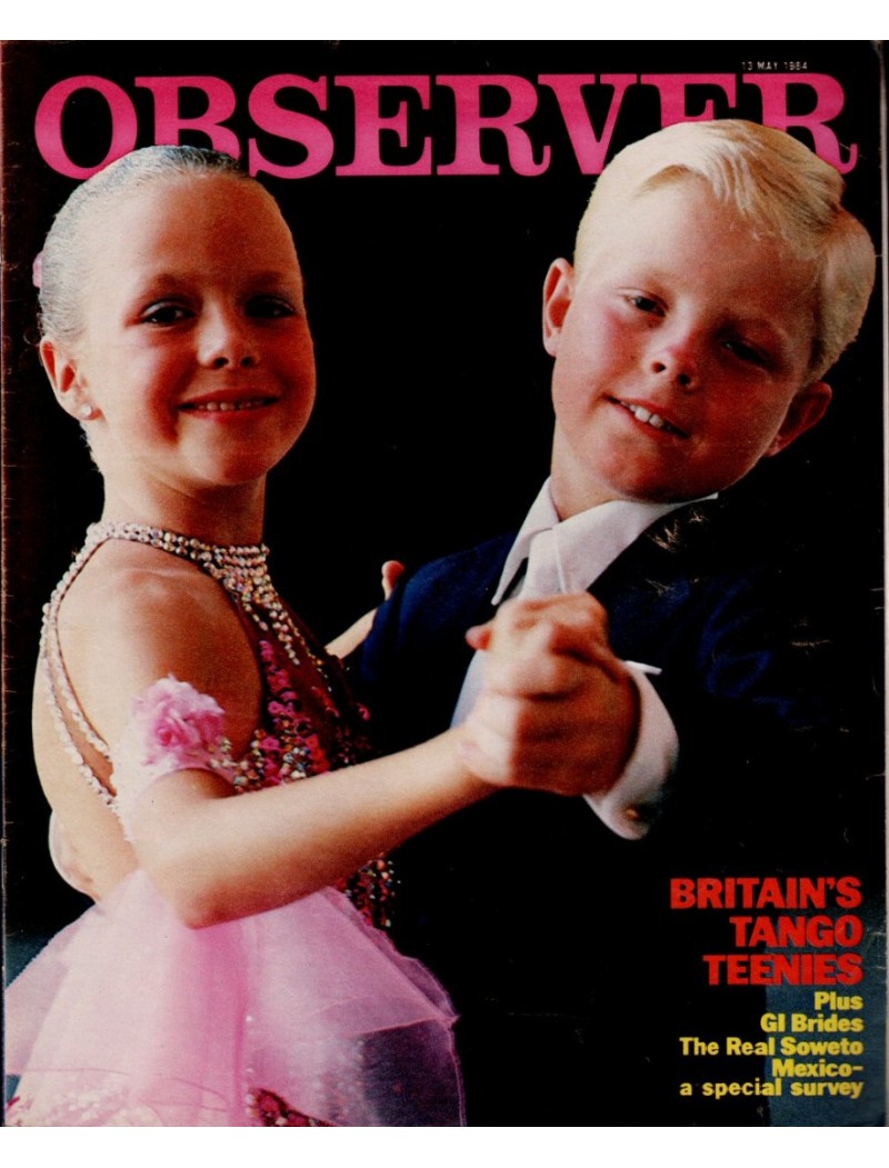 Observer magazine 13th May 1984