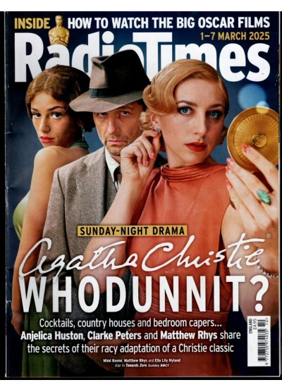 Radio Times Magazine 1st March 2025 Agatha Christie Radio Times Magazine 1st March 2025 Agatha Christie