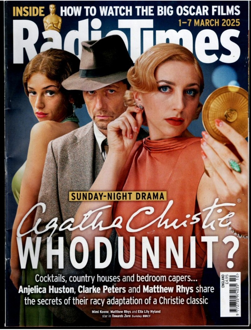 Radio Times Magazine 1st March 2025 Agatha Christie