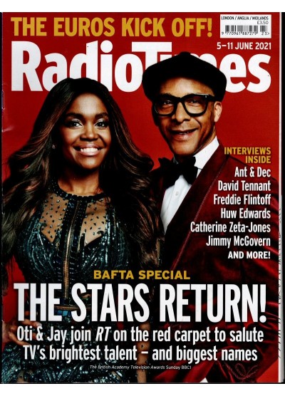 Radio Times Magazine 5th June 2021 Oti & Jay Cover Radio Times Magazine 5th June 2021 Oti & Jay Cover
