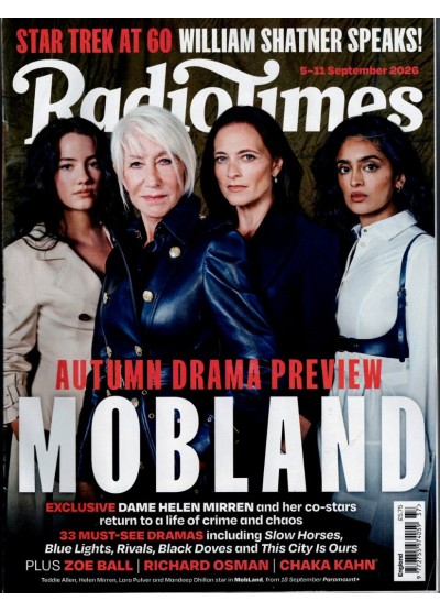 Radio Times Magazine 5th September 2026 Radio Times Magazine 5th September 2026