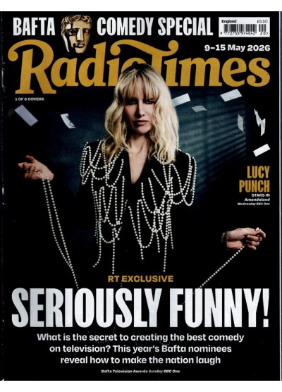 Radio Times Magazine 9th May 2026 Lucy Punch Bafta Comedy Special Sarah Beeny Radio Times Magazine 9th May 2026 Lucy Punch Bafta Comedy Special Sarah Beeny