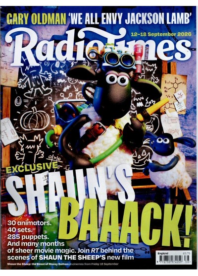 Radio Times Magazine 12th September 2026 Radio Times Magazine 12th September 2026