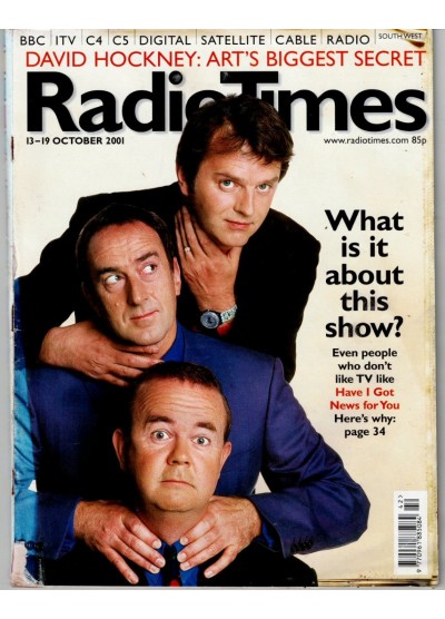 Radio Times Magazine 13th October 2001