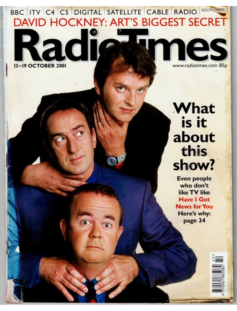 Radio Times Magazine 13th October 2001