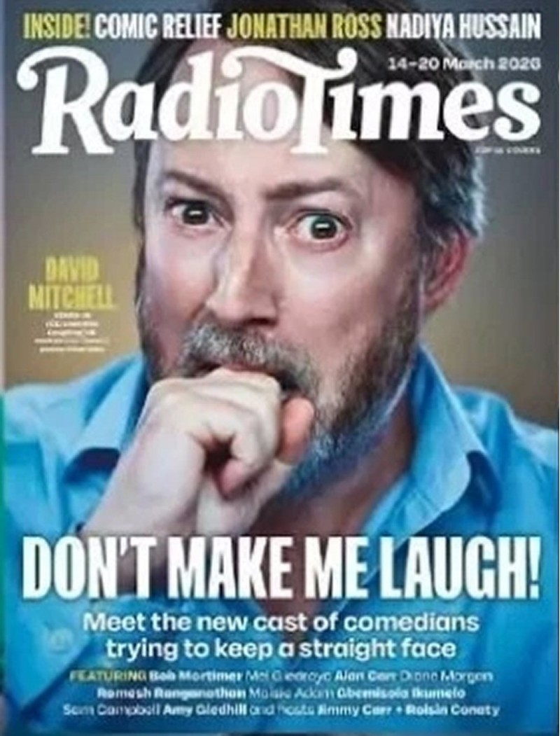 Radio Times Magazine 14th March 2026 - David Mitchell cover