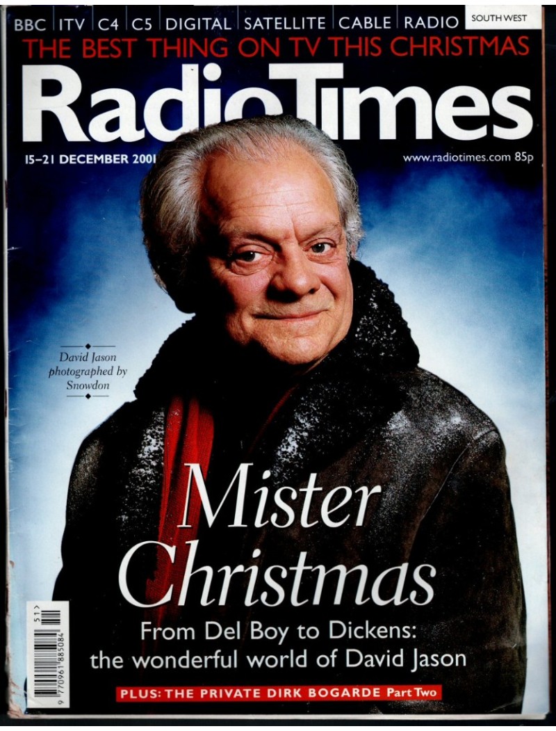 Radio Times Magazine 15th December 2001