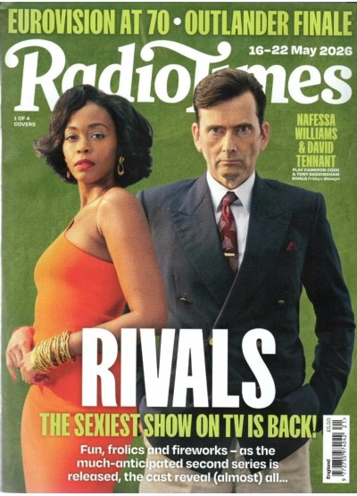 Radio Times Magazine 16th May 2026 Rivals David Tennant Outlander Sam Heughan Caitriona Radio Times Magazine 16th May 2026 Rivals David Tennant Outlander Sam Heughan Caitriona