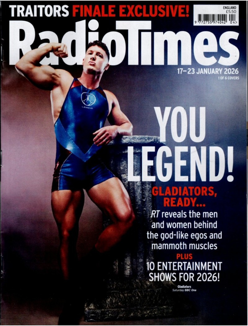 Radio Times Magazine 17th January 2026 Gladiators