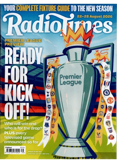 Radio Times Magazine 22nd August 2026 Radio Times Magazine 22nd August 2026