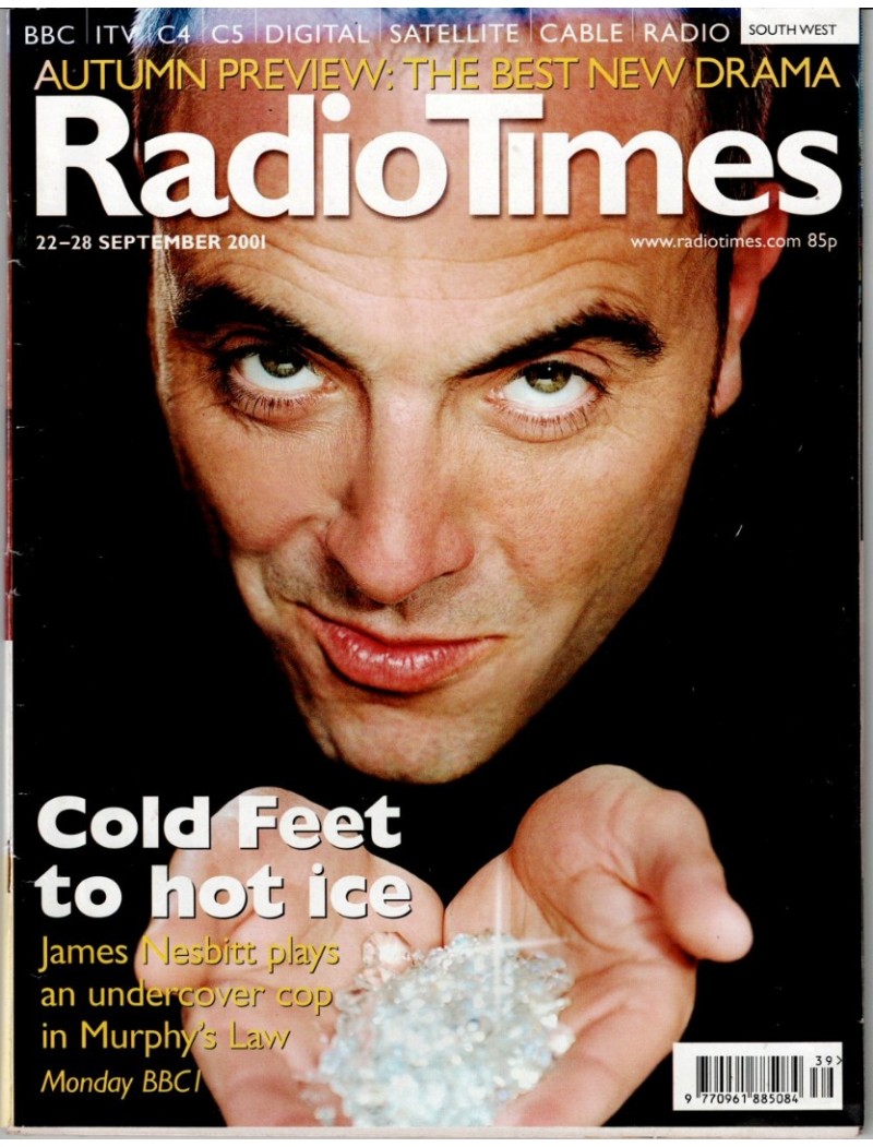 Radio Times Magazine 22nd September 2001