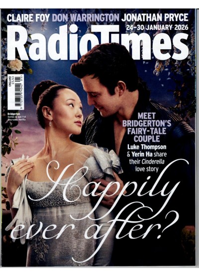 Radio Times Magazine 24th January 2026 Bridgerton cover Radio Times Magazine 24th January 2026 Bridgerton cover