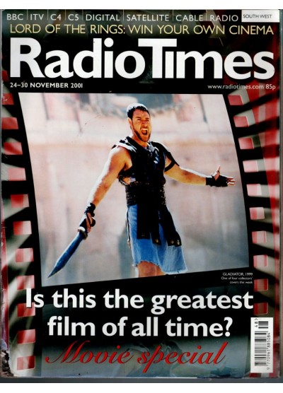 Radio Times Magazine 24th November 2001