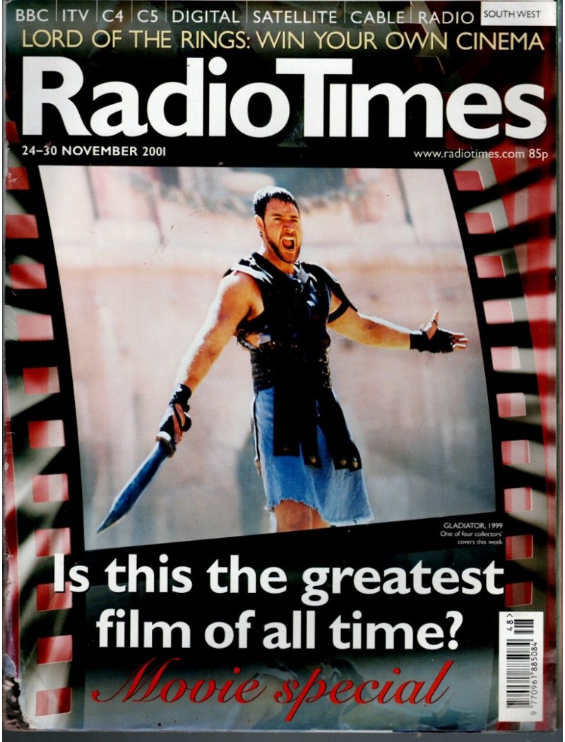 Radio Times Magazine 24th November 2001