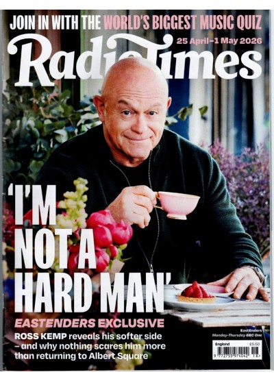 Radio Times Magazine 25th April 2026 ROSS KEMP Eastenders Michaela Strachan Michael Socha