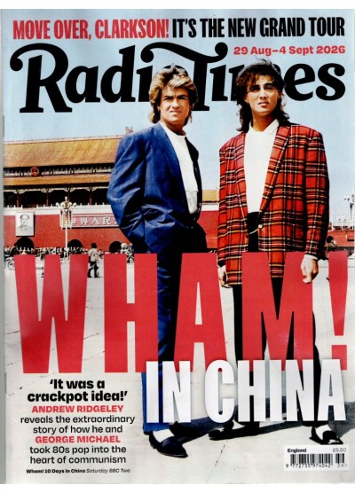 Radio Times Magazine 29th August 2026 Radio Times Magazine 29th August 2026