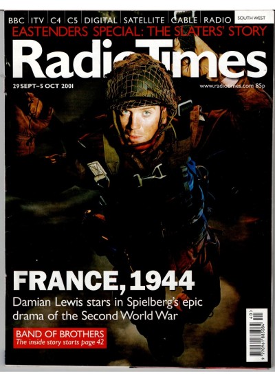 Radio Times Magazine 29th September 2001 Radio Times Magazine 29th September 2001