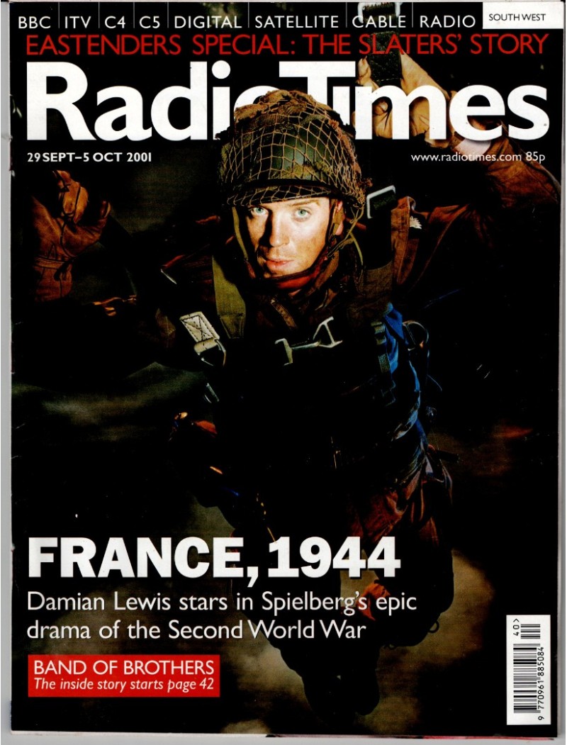Radio Times Magazine 29th September 2001