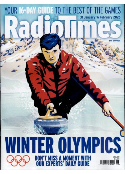 Radio Times Magazine 31st January 2026 - Bruce Mouat Winter Olympics cover Radio Times Magazine 31st January 2026 - Bruce Mouat Winter Olympics cover