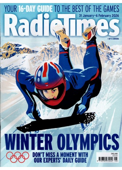 Radio Times Magazine 31st January 2026 - Winter Olympics cover Radio Times Magazine 31st January 2026 - Winter Olympics cover