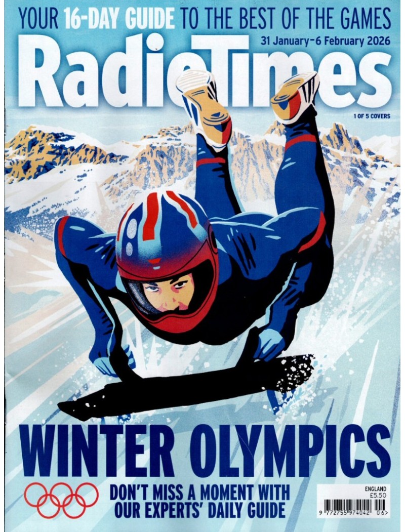 Radio Times Magazine 31st January 2026 - Winter Olympics cover