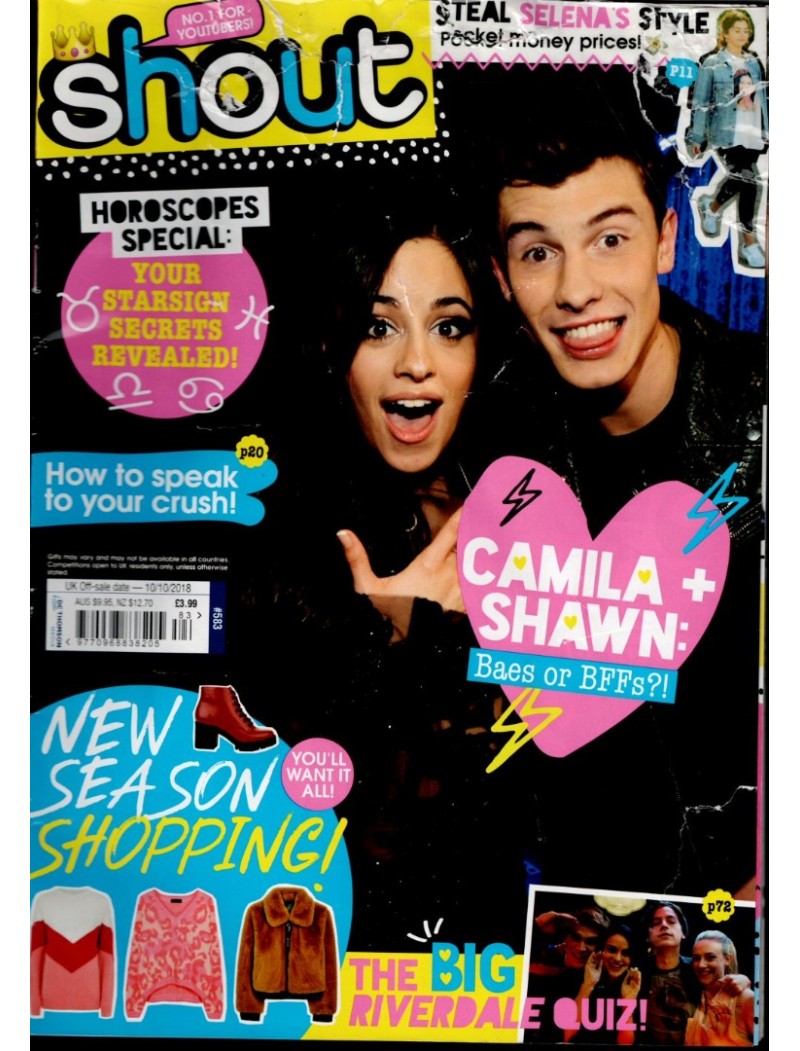 Shout Magazine 10th October 2018