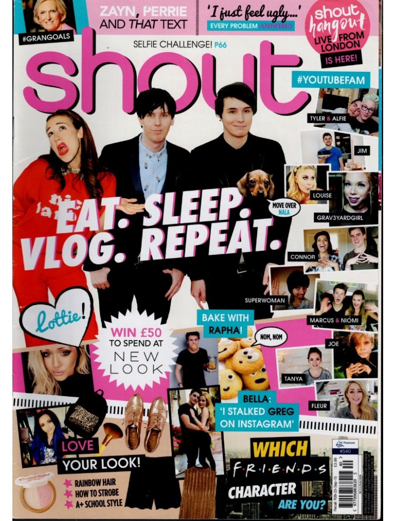 Shout Magazine 23rd September 2015
